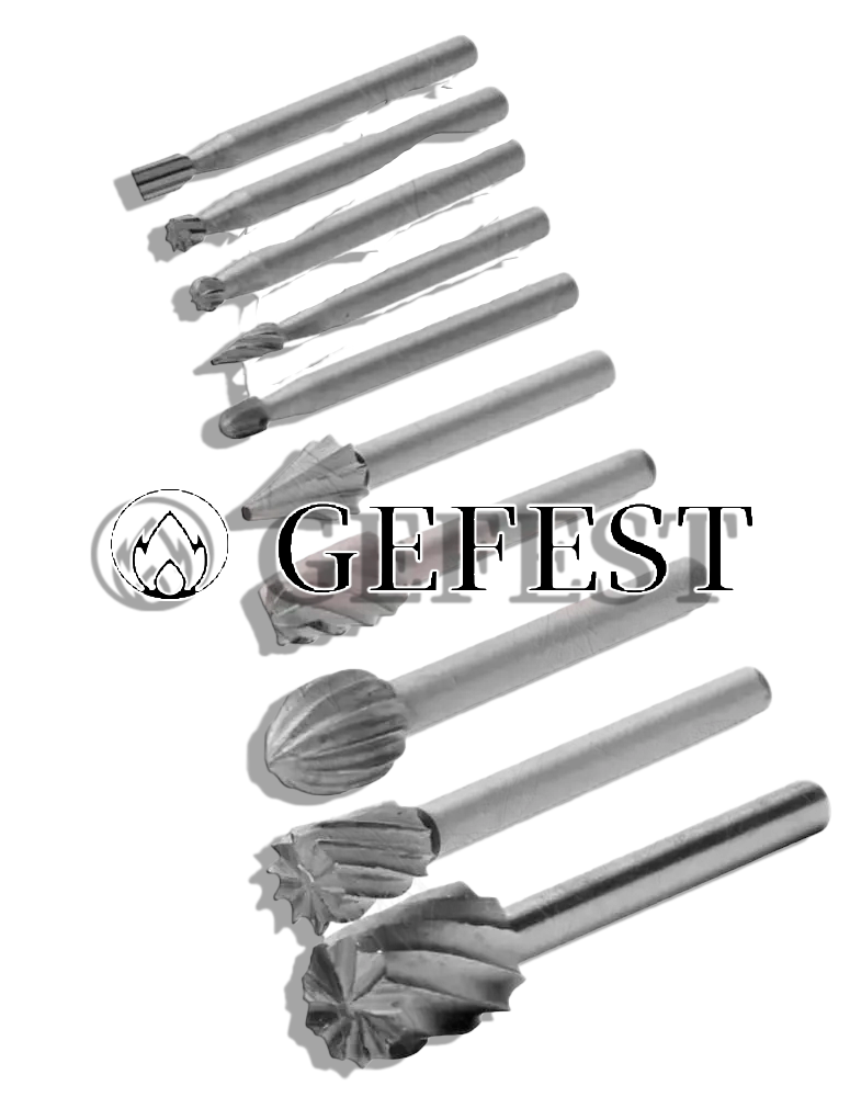 Набор бор-фрез (10шт.) Р6М5